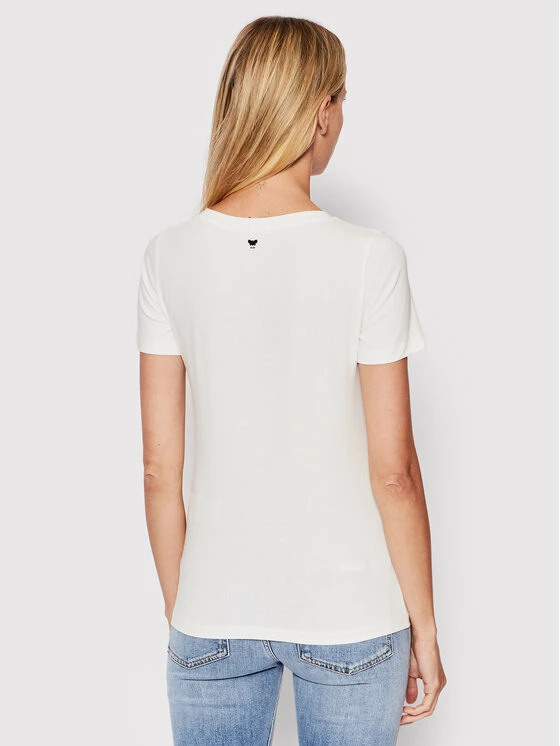 Weekend Max Mara Γυναίκες T-shirts T-Shirt Multib 59760129 Λευκό Regular Fit 3 Weekend Max Mara Γυναίκες T-shirts T-Shirt Multib 59760129 Λευκό Regular Fit - Image 3