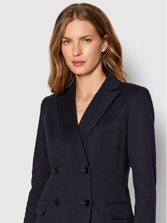 Weekend Max Mara Γυναίκες Σακάκια & Μπλέιζερ Μπλέιζερ Norcia 59160229 Σκούρο μπλε Regular Fit 4 Weekend Max Mara Γυναίκες Σακάκια & Μπλέιζερ Μπλέιζερ Norcia 59160229 Σκούρο μπλε Regular Fit - Image 4