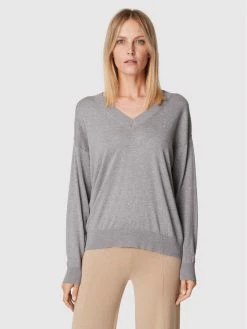 Weekend Max Mara Γυναίκες Πουλόβερ Martina 53660729 Γκρι Relaxed Fit