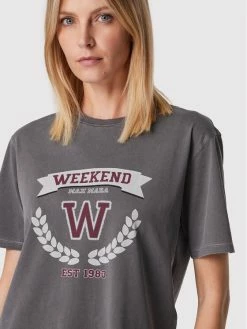 Weekend Max Mara Γυναίκες T-shirts T-Shirt Palmi 59760329 Γκρι Relaxed Fit -Max Mara Εκπτώσεις unnamed file 309