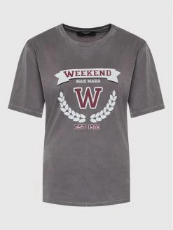 Weekend Max Mara Γυναίκες T-shirts T-Shirt Palmi 59760329 Γκρι Relaxed Fit -Max Mara Εκπτώσεις unnamed file 310