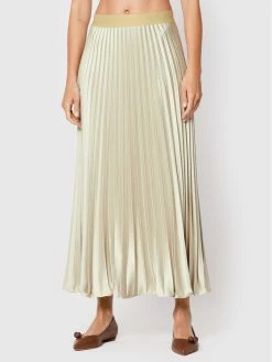 Weekend Max Mara Γυναίκες Midi Πλισέ φούστα Gavino 51060129 Μπεζ Relaxed Fit