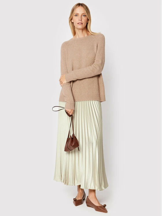 Weekend Max Mara Γυναίκες Midi Πλισέ φούστα Gavino 51060129 Μπεζ Relaxed Fit 2 Weekend Max Mara Γυναίκες Midi Πλισέ φούστα Gavino 51060129 Μπεζ Relaxed Fit - Image 2