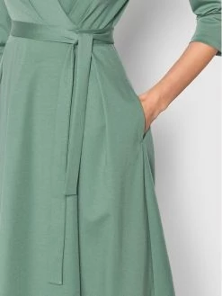 Weekend Max Mara Γυναίκες Καθημερινά Φορέματα Φόρεμα καθημερινό Doria 56260829 Πράσινο Regular Fit -Max Mara Εκπτώσεις unnamed file 375