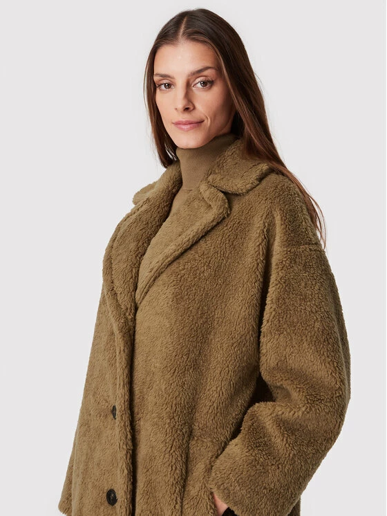 Weekend Max Mara Γυναίκες Χειμωνιάτικα Παλτά Μάλλινο παλτό Salmone 50160323 Καφέ Regular Fit 4 Weekend Max Mara Γυναίκες Χειμωνιάτικα Παλτά Μάλλινο παλτό Salmone 50160323 Καφέ Regular Fit - Image 4