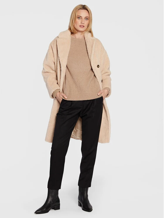 Weekend Max Mara Γυναίκες Υφασμάτινα Παντελόνια Παντελόνι υφασμάτινο Bussola 51360523 Μαύρο Regular Fit 2 Weekend Max Mara Γυναίκες Υφασμάτινα Παντελόνια Παντελόνι υφασμάτινο Bussola 51360523 Μαύρο Regular Fit - Image 2