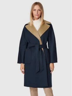 Weekend Max Mara Γυναίκες Μεταβατικά Παλτά Μάλλινο παλτό Rail 50160429 Έγχρωμο Relaxed Fit