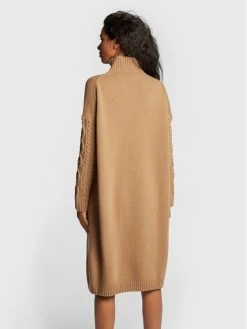 Weekend Max Mara Γυναίκες Πλεκτά Φορέματα Φόρεμα υφασμάτινο Ricard 53260123 Καφέ Relaxed Fit -Max Mara Εκπτώσεις unnamed file 471