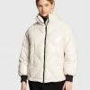 Weekend Max Mara Γυναίκες Χειμωνιάτικα Μπουφάν Μπουφάν πουπουλένιο Ernesta 54860423 Λευκό Regular Fit