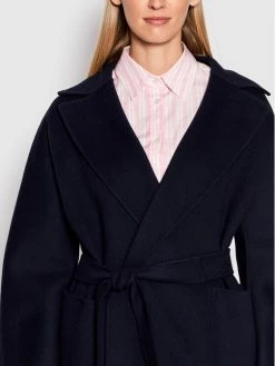 Weekend Max Mara Γυναίκες Μεταβατικά Παλτά Παλτό μεταβατικό Rovo 50160329 Σκούρο μπλε Regular Fit -Max Mara Εκπτώσεις unnamed file 495