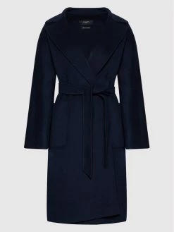 Weekend Max Mara Γυναίκες Μεταβατικά Παλτά Παλτό μεταβατικό Rovo 50160329 Σκούρο μπλε Regular Fit -Max Mara Εκπτώσεις unnamed file 497