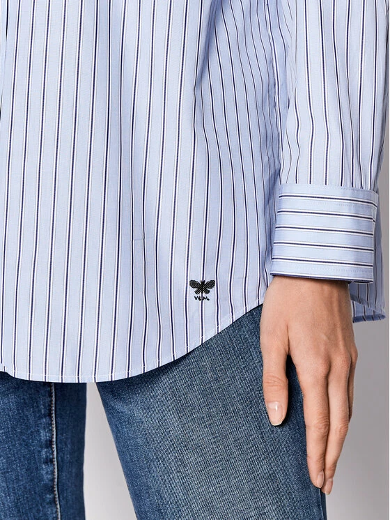 Weekend Max Mara Γυναίκες Casual Πουκάμισα Πουκάμισο Mister 51960229 Μπλε Regular Fit 4 Weekend Max Mara Γυναίκες Casual Πουκάμισα Πουκάμισο Mister 51960229 Μπλε Regular Fit - Image 4