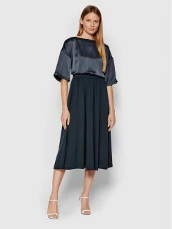 Weekend Max Mara Γυναίκες Καθημερινά Φορέματα Φόρεμα καθημερινό Gel 56260229 Σκούρο μπλε Regular Fit