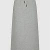 Weekend Max Mara Γυναίκες Midi Φούστα από ύφασμα φούτερ Ottelia 57760329 Γκρι Regular Fit