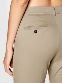 Weekend Max Mara Γυναίκες Υφασμάτινα Παντελόνια Παντελόνι υφασμάτινο Zanna 51360329 Μπεζ Slim Fit -Max Mara Εκπτώσεις unnamed file 527