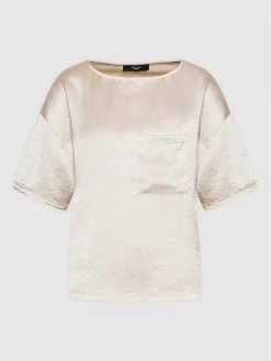 Weekend Max Mara Γυναίκες T-shirts T-Shirt Vetro 59460429 Μπεζ Relaxed Fit -Max Mara Εκπτώσεις unnamed file 538