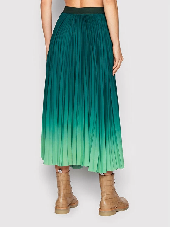 Weekend Max Mara Γυναίκες Midi Πλισέ φούστα Fulcro 51060429 Πράσινο Regular Fit 3 Weekend Max Mara Γυναίκες Midi Πλισέ φούστα Fulcro 51060429 Πράσινο Regular Fit - Image 3