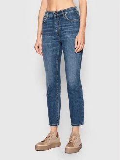 Weekend Max Mara Γυναίκες Τζιν Bergamo 51860129 Σκούρο μπλε Slim Fit