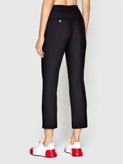 Weekend Max Mara Γυναίκες Υφασμάτινα Παντελόνια Παντελόνι υφασμάτινο Patata 51360129 Μαύρο Slim Fit -Max Mara Εκπτώσεις unnamed file 566