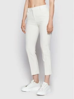 Weekend Max Mara Γυναίκες Υφασμάτινα Παντελόνια Παντελόνι υφασμάτινο Patata 51360129 Μπεζ Slim Fit