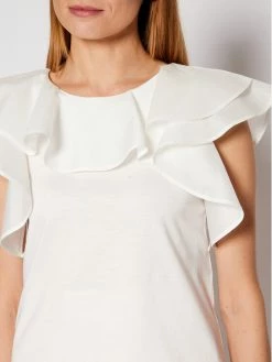 Weekend Max Mara Γυναίκες Μπλουζάκια Μπλουζάκι Onde 59410921 Λευκό Regular Fit -Max Mara Εκπτώσεις unnamed file 577