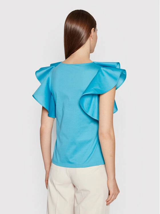 Weekend Max Mara Γυναίκες Μπλουζάκια Μπλουζάκι Onde 59410921 Μπλε Regular Fit 3 Weekend Max Mara Γυναίκες Μπλουζάκια Μπλουζάκι Onde 59410921 Μπλε Regular Fit - Image 3