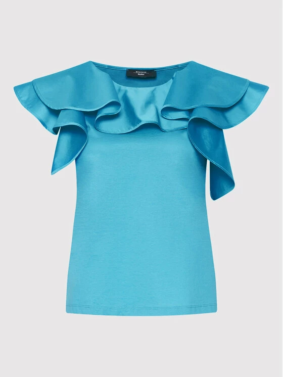 Weekend Max Mara Γυναίκες Μπλουζάκια Μπλουζάκι Onde 59410921 Μπλε Regular Fit 5 Weekend Max Mara Γυναίκες Μπλουζάκια Μπλουζάκι Onde 59410921 Μπλε Regular Fit - Image 5