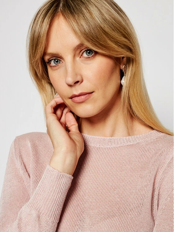 Weekend Max Mara Γυναίκες Πουλόβερ Teiera 53610711 Ροζ Regular Fit 4 Weekend Max Mara Γυναίκες Πουλόβερ Teiera 53610711 Ροζ Regular Fit - Image 4