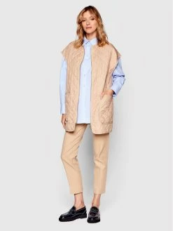 Weekend Max Mara Γυναίκες Γιλέκα Γιλέκο Rubiera 52910127 Μπεζ Regular Fit -Max Mara Εκπτώσεις unnamed file 629