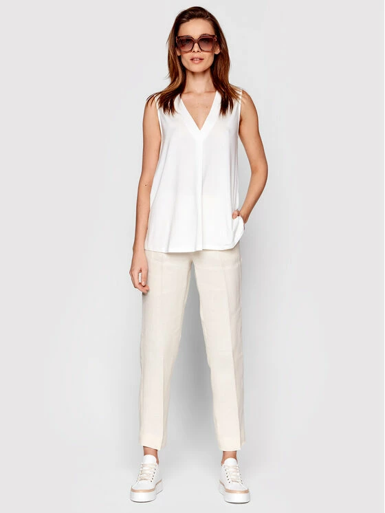 Weekend Max Mara Γυναίκες Μπλουζάκια Μπλουζάκι Multic 59410721 Λευκό Regular Fit 2 Weekend Max Mara Γυναίκες Μπλουζάκια Μπλουζάκι Multic 59410721 Λευκό Regular Fit - Image 2