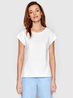 Weekend Max Mara Γυναίκες T-shirts T-Shirt Multie 59410321 Λευκό Regular Fit