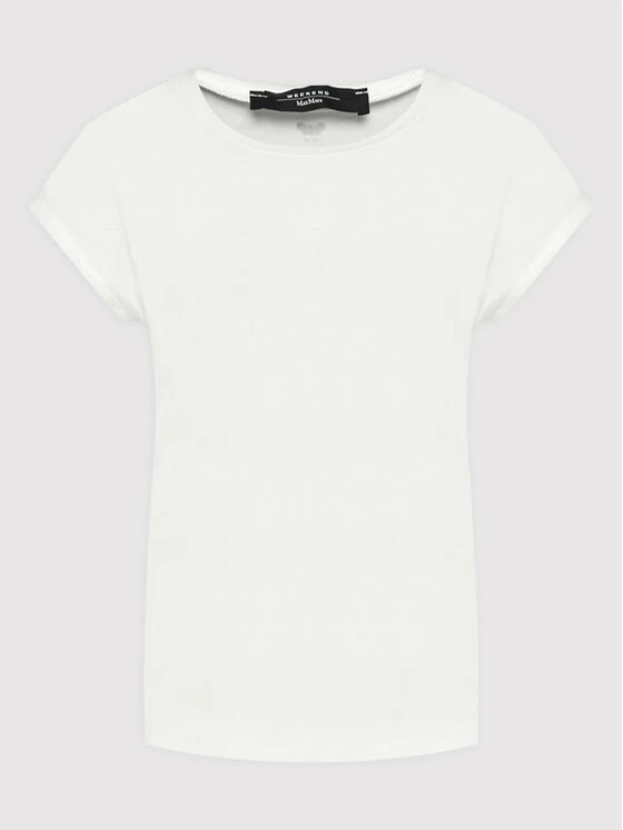 Weekend Max Mara Γυναίκες T-shirts T-Shirt Multie 59410321 Λευκό Regular Fit 5 Weekend Max Mara Γυναίκες T-shirts T-Shirt Multie 59410321 Λευκό Regular Fit - Image 5