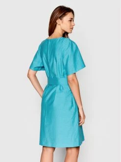 Weekend Max Mara Γυναίκες Καθημερινά Φορέματα Φόρεμα καθημερινό Catullo 52211321 Μπλε Regular Fit -Max Mara Εκπτώσεις unnamed file 663