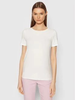 Weekend Max Mara Γυναίκες T-shirts T-Shirt Multib 59710227 Λευκό Regular Fit