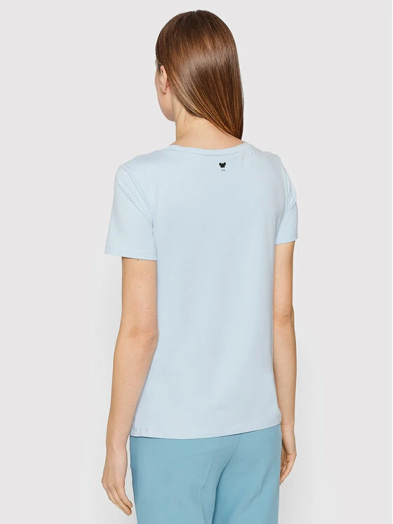Weekend Max Mara Γυναίκες T-shirts T-Shirt Multib 59710227 Μπλε Regular Fit 3 Weekend Max Mara Γυναίκες T-shirts T-Shirt Multib 59710227 Μπλε Regular Fit - Image 3