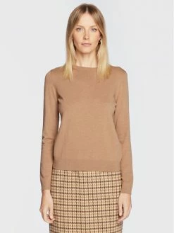 Weekend Max Mara Γυναίκες Πουλόβερ Sicilia 53660423 Καφέ Regular Fit