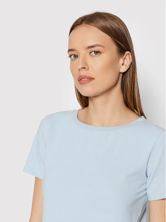 Weekend Max Mara Γυναίκες T-shirts T-Shirt Multib 59710227 Μπλε Regular Fit 4 Weekend Max Mara Γυναίκες T-shirts T-Shirt Multib 59710227 Μπλε Regular Fit - Image 4