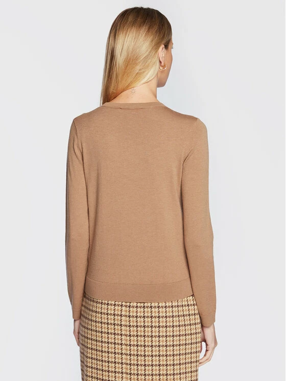 Weekend Max Mara Γυναίκες Πουλόβερ Sicilia 53660423 Καφέ Regular Fit 3 Weekend Max Mara Γυναίκες Πουλόβερ Sicilia 53660423 Καφέ Regular Fit - Image 3