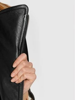 Weekend Max Mara Γυναίκες Δερμάτινα Μπουφάν Μπουφάν δερμάτινο Mania 54410527 Μαύρο Regular Fit -Max Mara Εκπτώσεις unnamed file 826