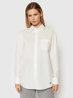 Weekend Max Mara Γυναίκες Casual Πουκάμισα Πουκάμισο Laziale 51910127 Λευκό Regular Fit