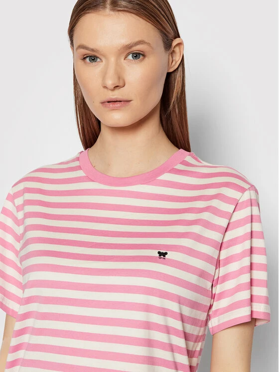 Weekend Max Mara Γυναίκες T-shirts T-Shirt Adepto 59710327 Ροζ Regular Fit 4 Weekend Max Mara Γυναίκες T-shirts T-Shirt Adepto 59710327 Ροζ Regular Fit - Image 4