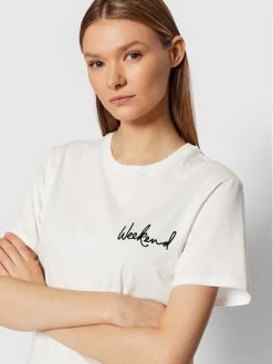 Weekend Max Mara Γυναίκες T-shirts T-Shirt Adepto Λευκό Regular Fit -Max Mara Εκπτώσεις unnamed file 902