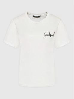 Weekend Max Mara Γυναίκες T-shirts T-Shirt Adepto Λευκό Regular Fit -Max Mara Εκπτώσεις unnamed file 903