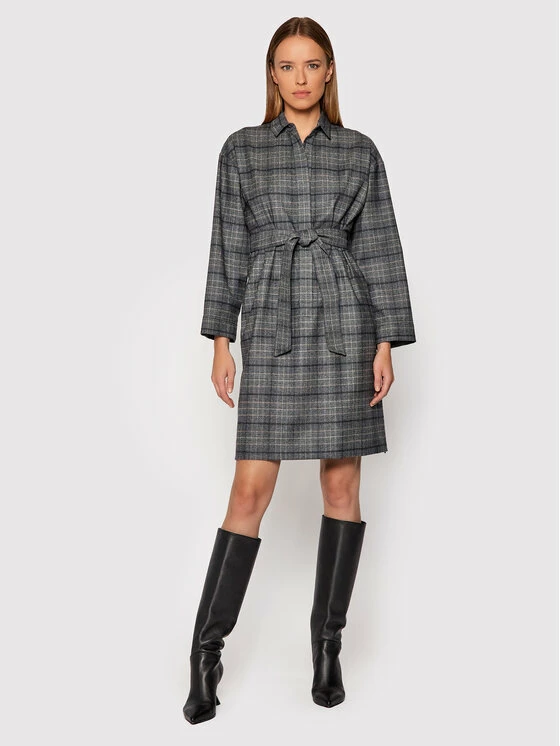 Weekend Max Mara Γυναίκες Καθημερινά Φορέματα Φόρεμα καθημερινό Kirsch 52260813 Γκρι Regular Fit 2 Weekend Max Mara Γυναίκες Καθημερινά Φορέματα Φόρεμα καθημερινό Kirsch 52260813 Γκρι Regular Fit - Image 2