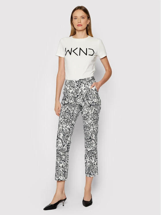 Weekend Max Mara Γυναίκες T-shirts T-Shirt Rana 59760419 Λευκό Regular Fit 2 Weekend Max Mara Γυναίκες T-shirts T-Shirt Rana 59760419 Λευκό Regular Fit - Image 2