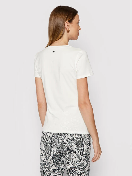 Weekend Max Mara Γυναίκες T-shirts T-Shirt Rana 59760419 Λευκό Regular Fit 3 Weekend Max Mara Γυναίκες T-shirts T-Shirt Rana 59760419 Λευκό Regular Fit - Image 3