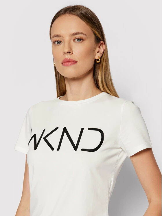 Weekend Max Mara Γυναίκες T-shirts T-Shirt Rana 59760419 Λευκό Regular Fit 4 Weekend Max Mara Γυναίκες T-shirts T-Shirt Rana 59760419 Λευκό Regular Fit - Image 4