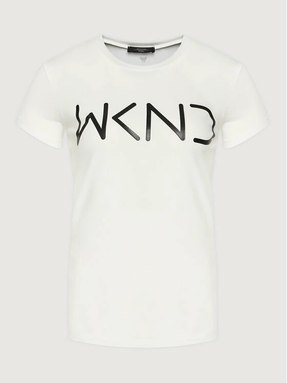 Weekend Max Mara Γυναίκες T-shirts T-Shirt Rana 59760419 Λευκό Regular Fit 5 Weekend Max Mara Γυναίκες T-shirts T-Shirt Rana 59760419 Λευκό Regular Fit - Image 5