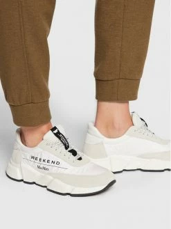 Weekend Max Mara Γυναίκες Παντελόνια Φόρμας Πλεκτό παντελόνι Pinne 57860423 Καφέ Regular Fit -Max Mara Εκπτώσεις unnamed file 97