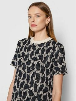 Weekend Max Mara Γυναίκες Πλεκτά Φορέματα Φόρεμα υφασμάτινο Opossum 53260219 Σκούρο μπλε Regular Fit -Max Mara Εκπτώσεις unnamed file 977